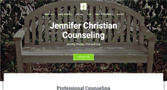 Desktop Screenshot of jenniferchristiancounseling.com